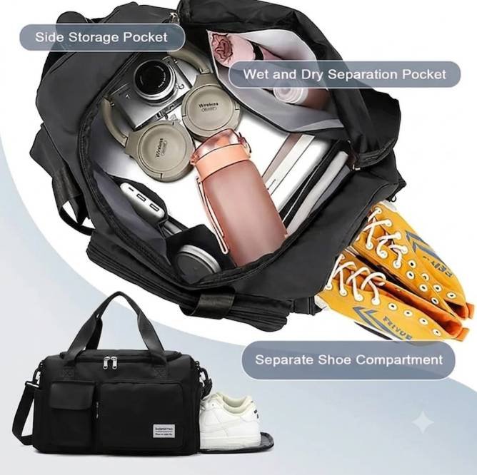 The six compartments labeled one by one